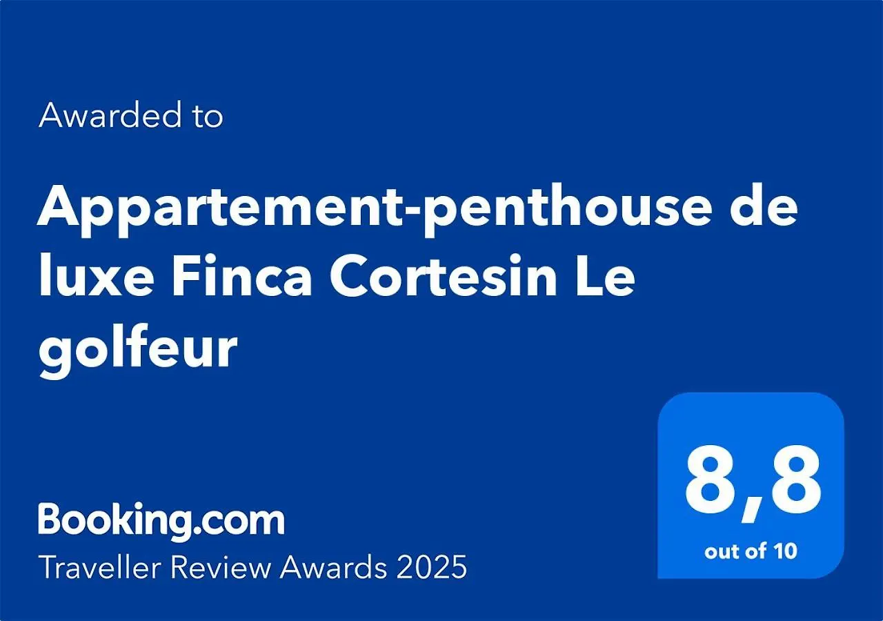Apartment Appartement-Penthouse De Luxe Finca Cortesin Le Golfeur Estepona